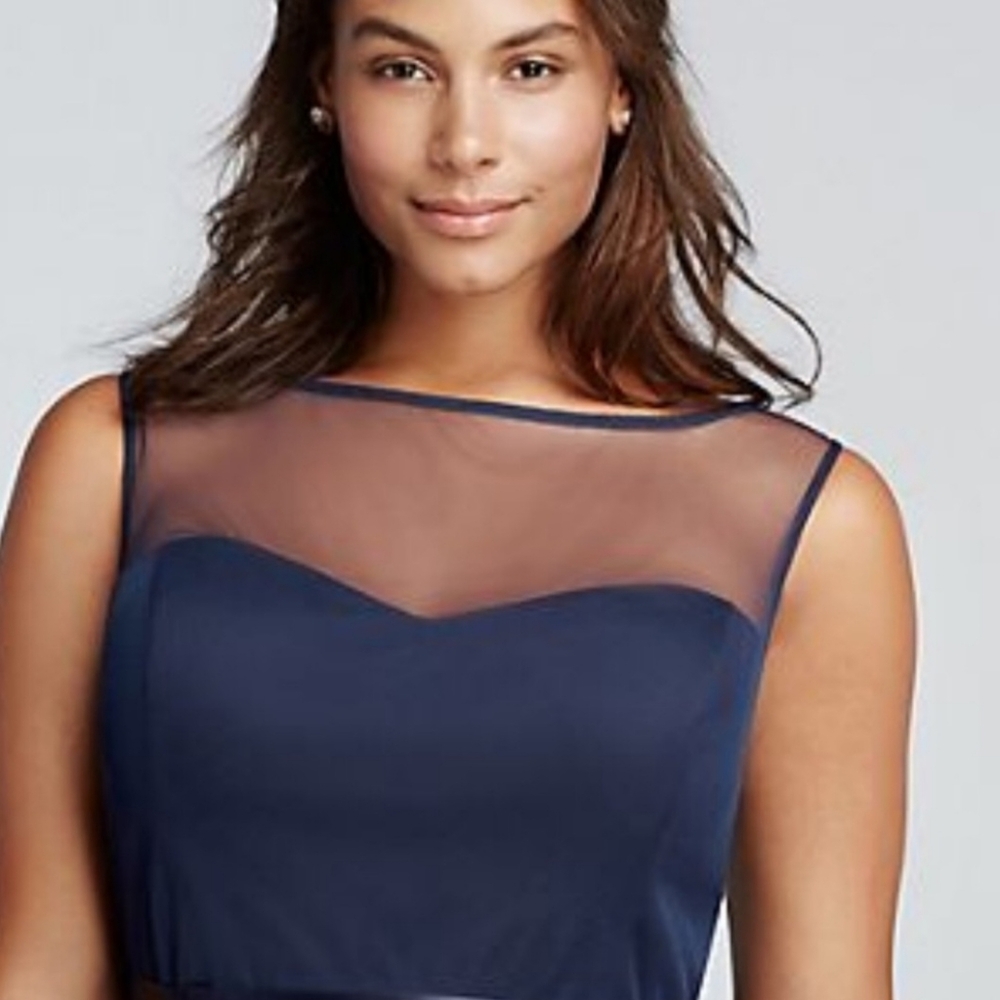 NWT Eliza J Illusion Lace Homecoming Prom Party Wedding Guest Beautiful Dress S - Picture 3 of 16